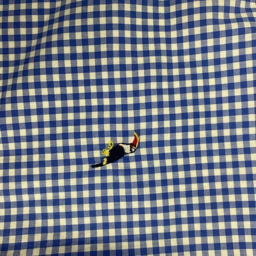Talbots Women's Blue Gingham Toucan skirt size 4P NEW - Picture 5 of 5